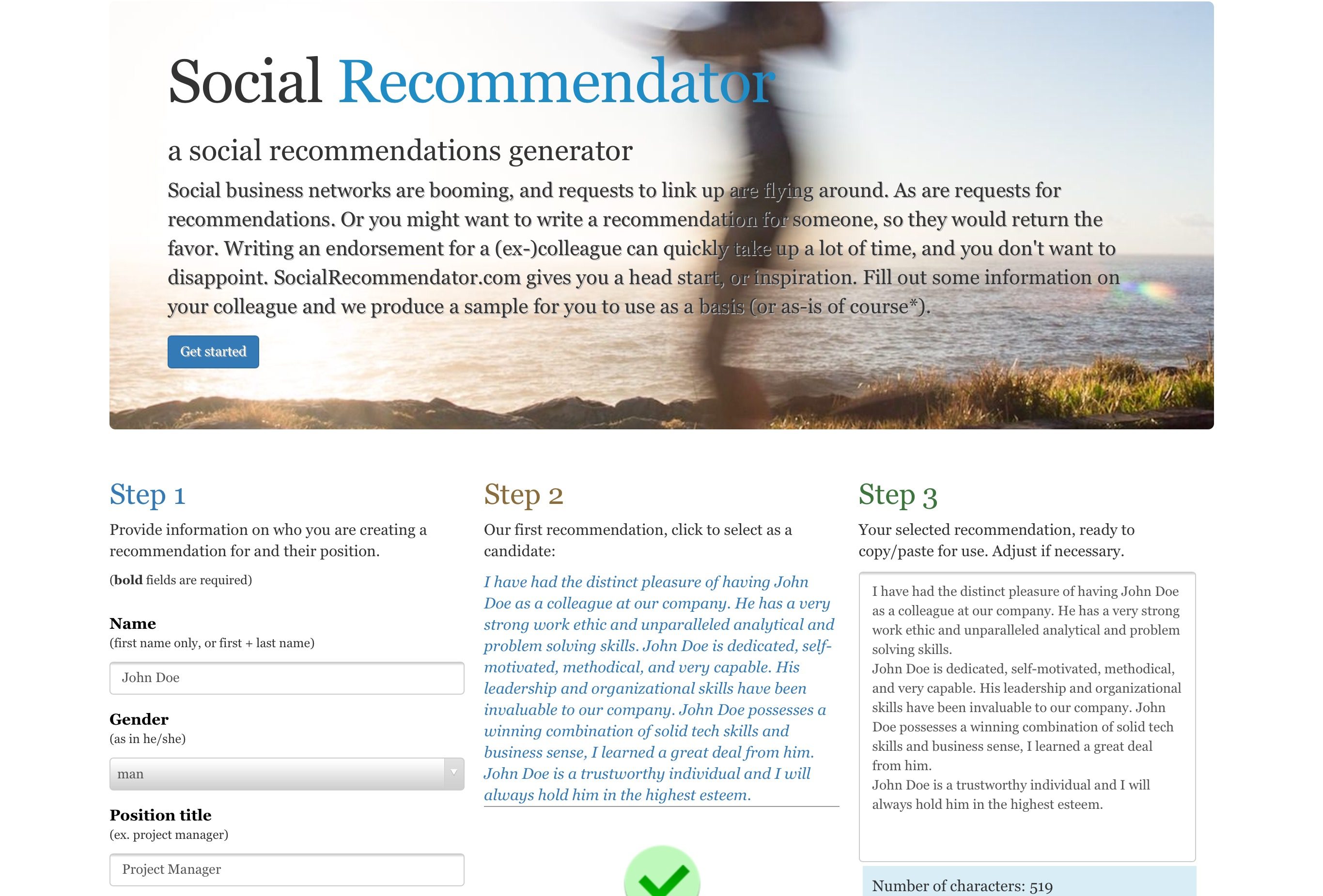 Social Recommendator
